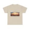 t shirt "una vida sin amor es como un año sin primavera." floral sunset inspirational tee