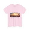 t shirt "una vida sin amor es como un año sin primavera." floral sunset inspirational tee