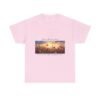 t shirt "una vida sin amor es como un año sin primavera." floral sunset inspirational tee
