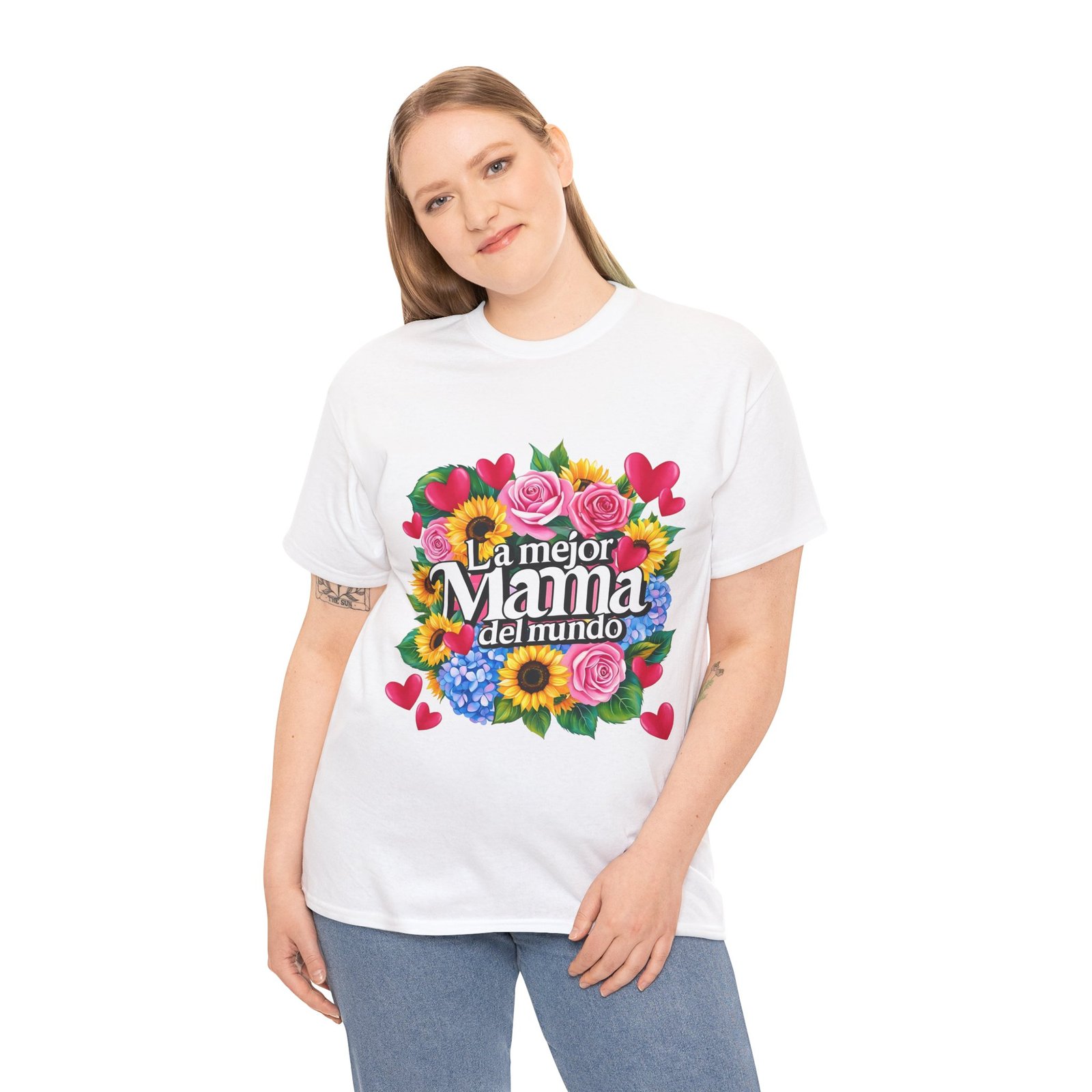 Camiseta para mamá con mensaje “La mejor mamá del mundo”