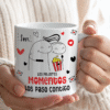 taza blanca personalizada premium aaa – los mejor momentos los paso contigo | regalo con significado (copia)