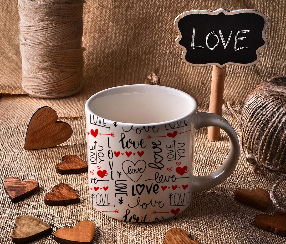 taza blanca personalizada premium aaa – love love | regalo con significado