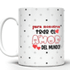 taza blanca personalizada premium aaa – para nosotros todo el amor del mundo | regalo con significado