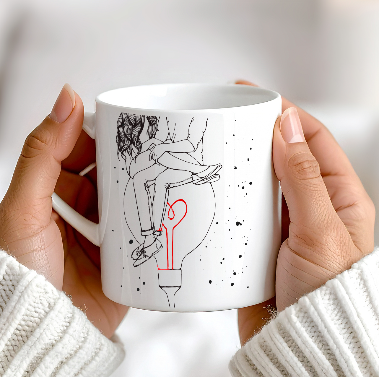taza blanca personalizada premium aaa – te amo tú me completas! | regalo con significado