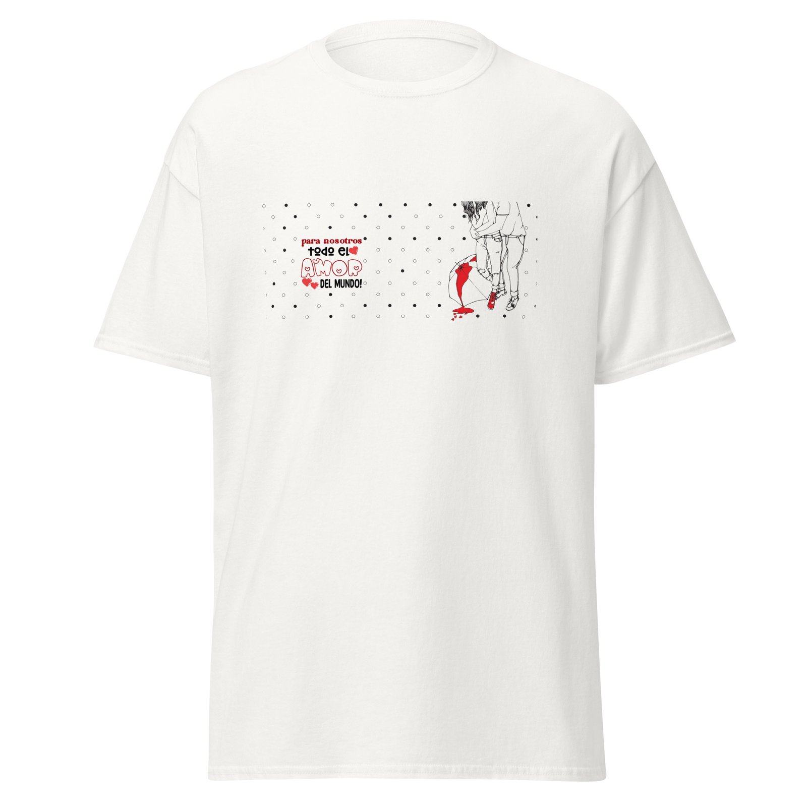 camiseta clásica unisex para nosotros todo el amor del mundo