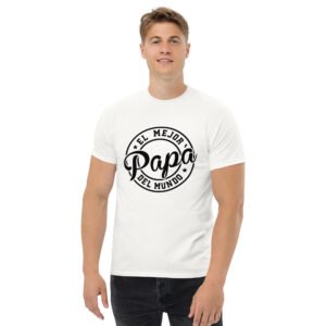 camiseta día del padre “el mejor papá del mundo” – idea de regalo día del padre