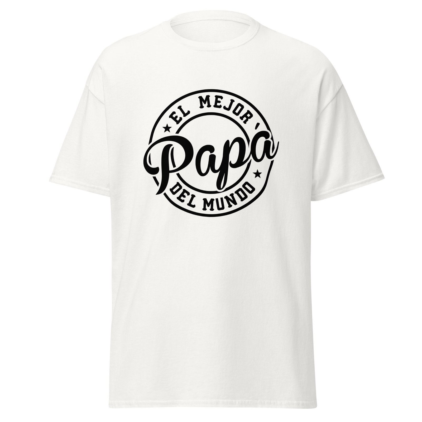 camiseta día del padre “el mejor papá del mundo” – idea de regalo día del padre