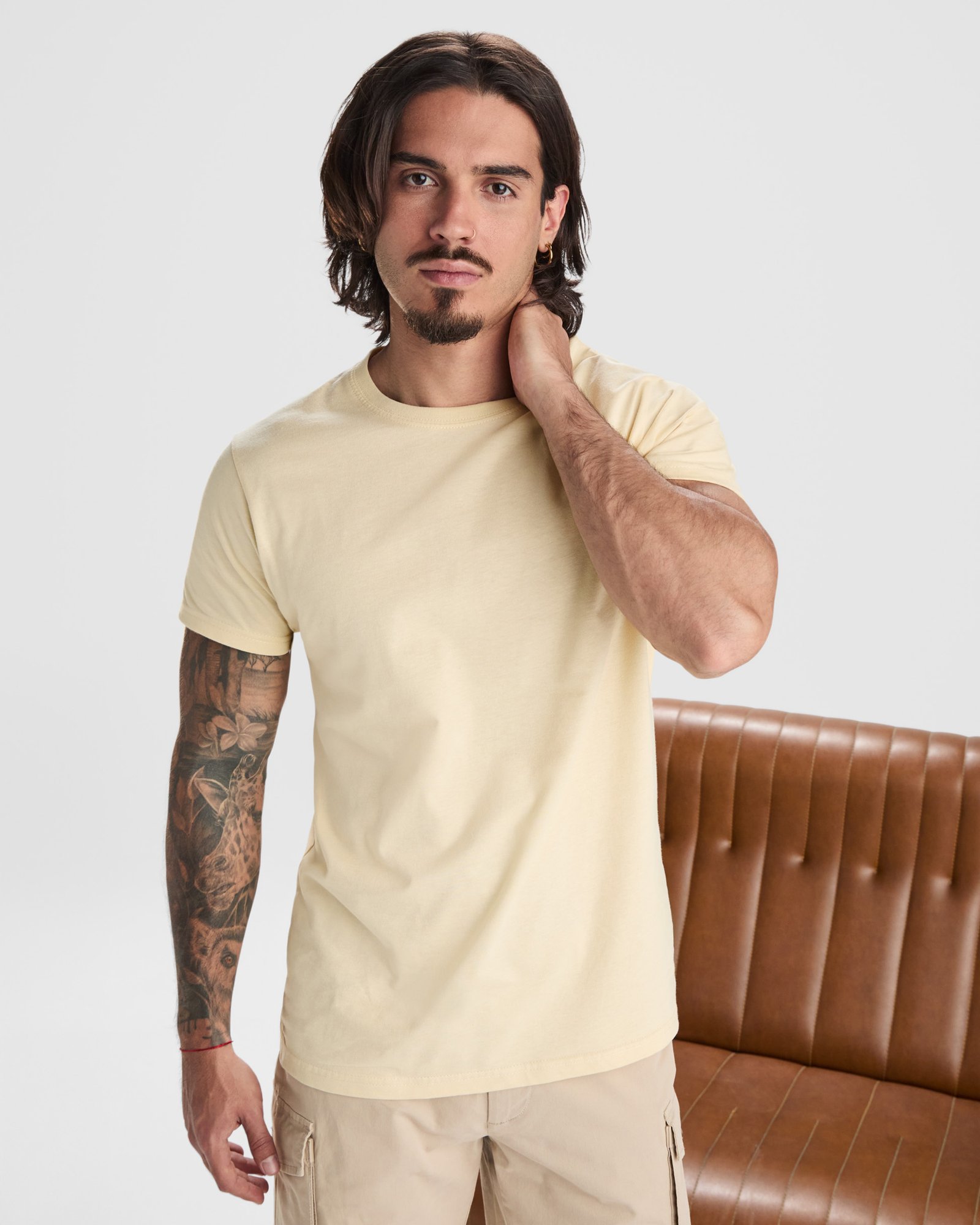 camiseta roly ca 6502 dogo premium hombre algodón 165g