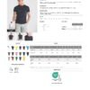 camiseta roly ca6550 braco manga corta algodón peinado 180g