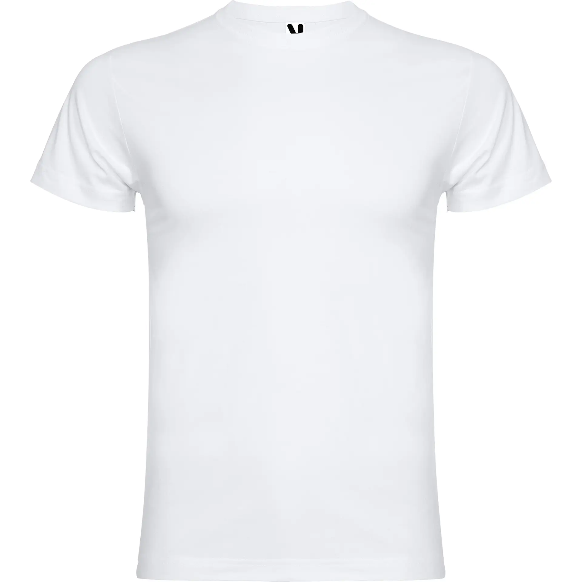 camiseta roly ca6550 braco manga corta algodón peinado 180g
