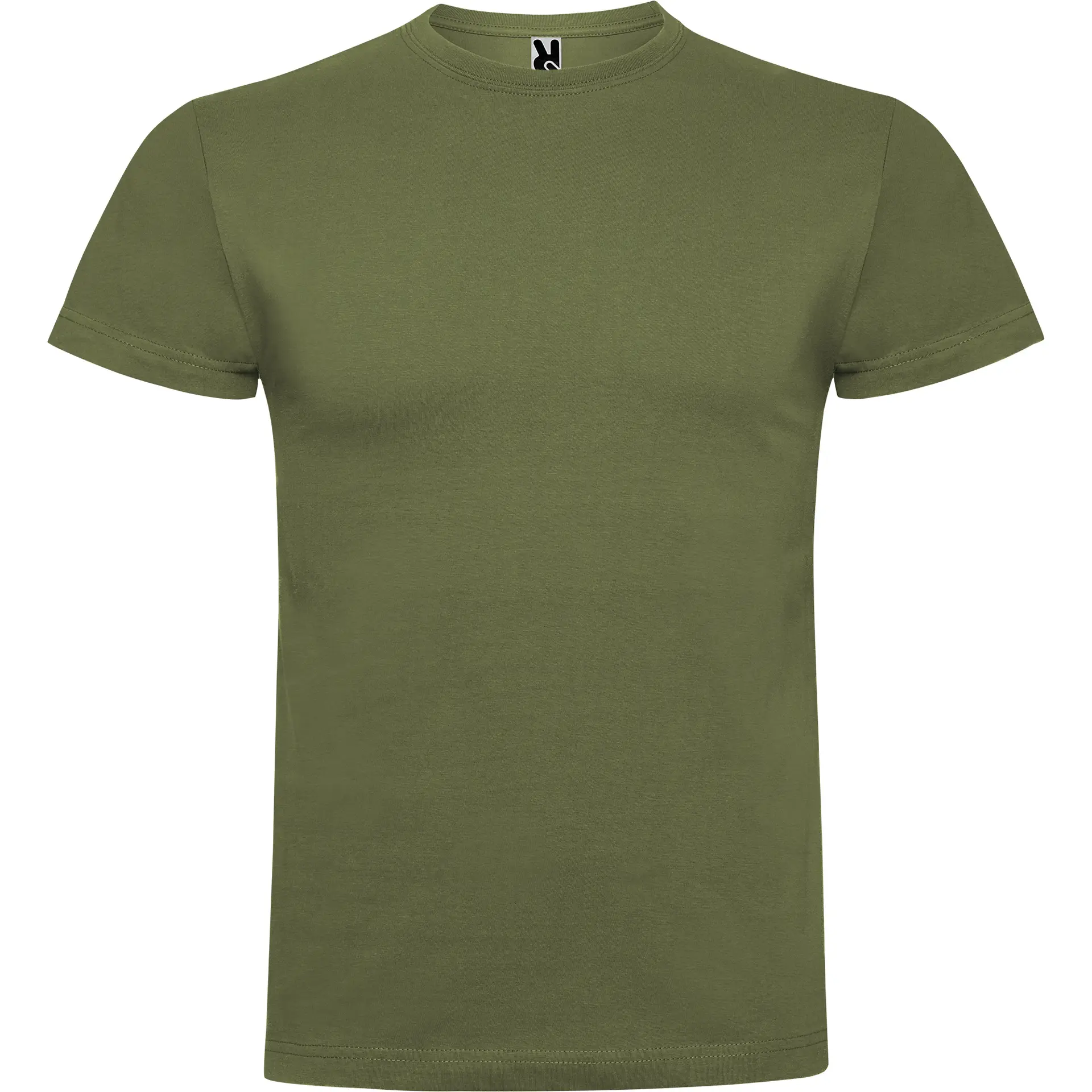camiseta roly ca6550 braco manga corta algodón peinado 180g