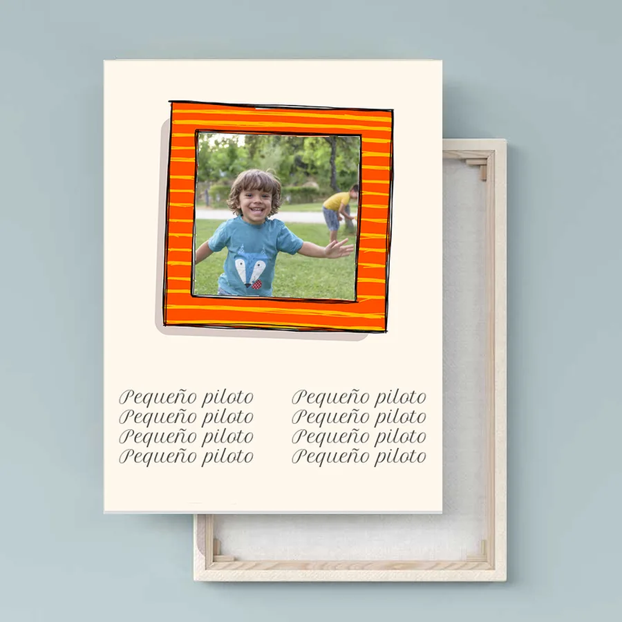 Foto frame Divertidos DV34B Lienzo vertical personalizado con foto y plantilla divertida DV34B