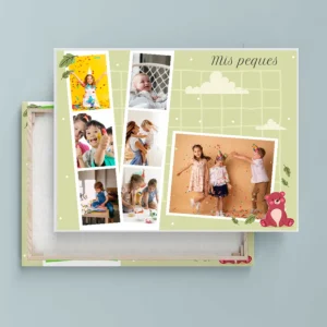 Lienzo horizontal infantil personalizado con foto, plantilla IN43A