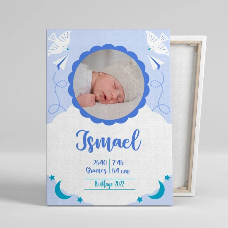 Cuadro natalicio personalizado · Dreams (NT34B)