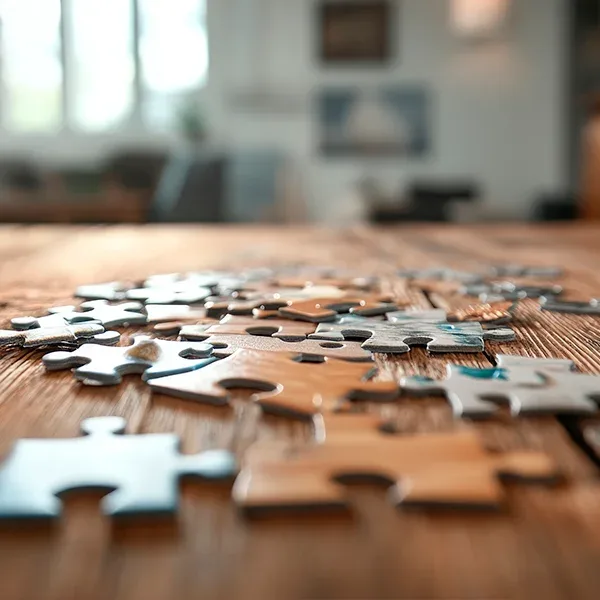 Puzzle personalizado con su plantilla y su caja de regalo