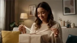 Navidad: foto en cristal (imagen creada con IA)
