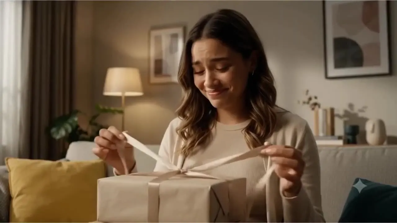 Foto en cristal como regalo (imagen creada con IA)