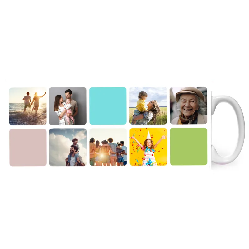 taza-con-diseno-TC07 Taza blanca con diseño collage de 7 fotos personalizada